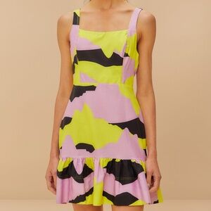 NWT FARM RIO Two Brothers Sleeveless Mini Dress SIZE M